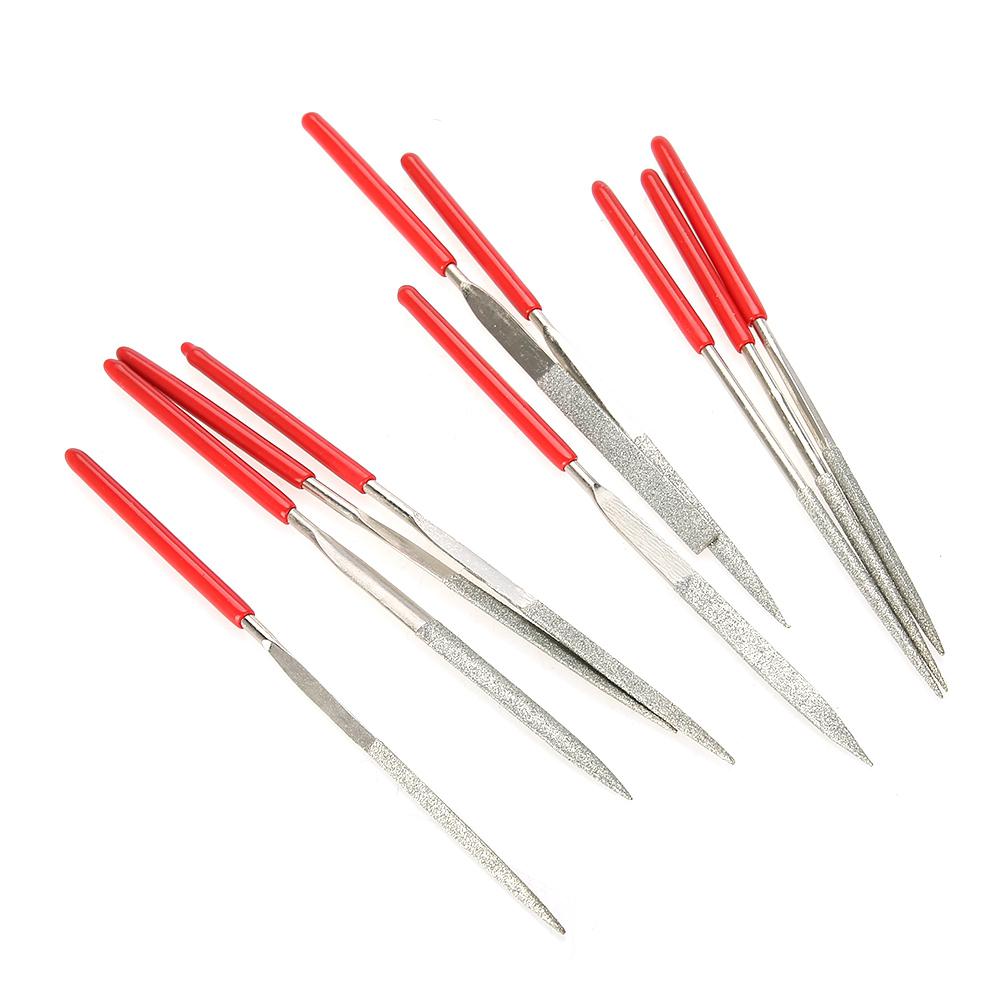 10pcs Steel Filing Tool Woodworking DIY Handcraft Wood Rasp Files Needle Mini File Set