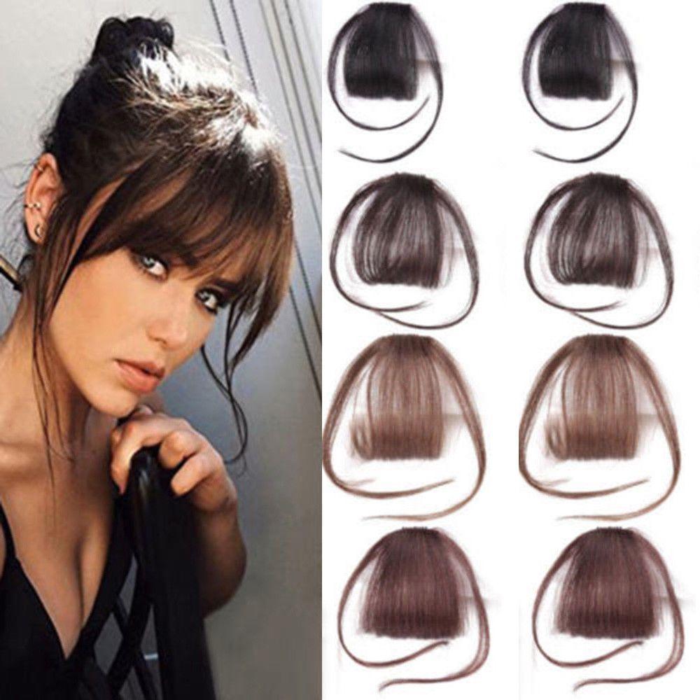 In Bangs Hair Extension Accessories Hair Styling False Hair Synthetic Fringe Hairpieces Air Bangs