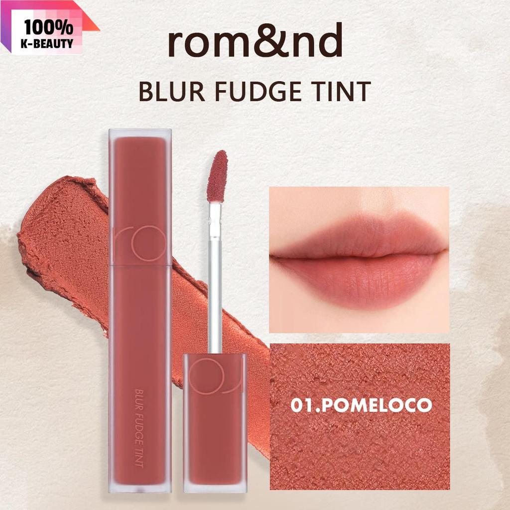 Rom&nd Romand BLUR FUDGE TINT, Бархатно-матовая помада 5.0г/0.18 унц. (7 вариантов цвета)