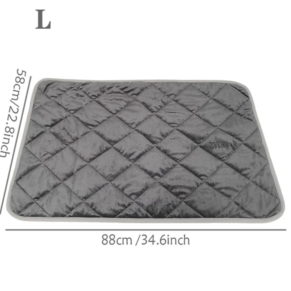Soft Washable Self-Heating Pet Pads Anti-Slip Extra Warm Pet Blanket Pad Thickened Pets Warm Cushion Mat Small Dogs Cats