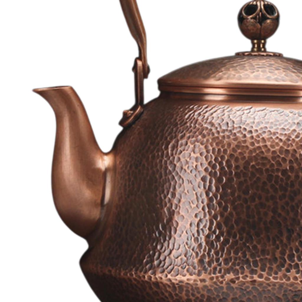 Медный чайник для нагрева воды Традиционный китайский чайник Чайный домик