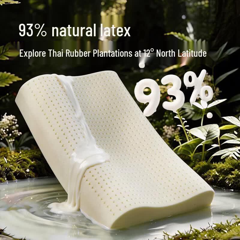 Golden Oak Talalay Latex Neck Pillow for Adults
