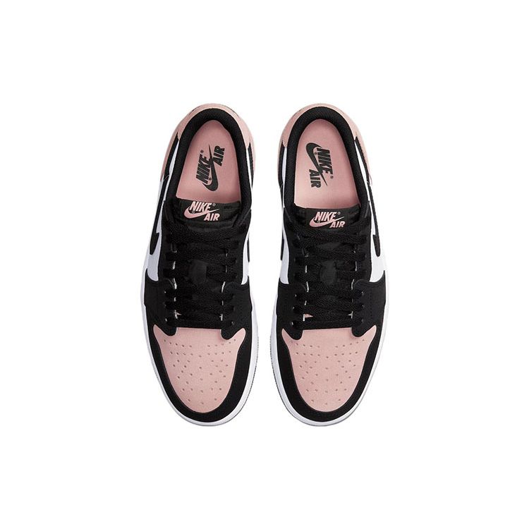 Air Jordan 1 Retro Low OG Отбеленные коралловые кроссовки унисекс Розовый Черный Белый CZ0790-061