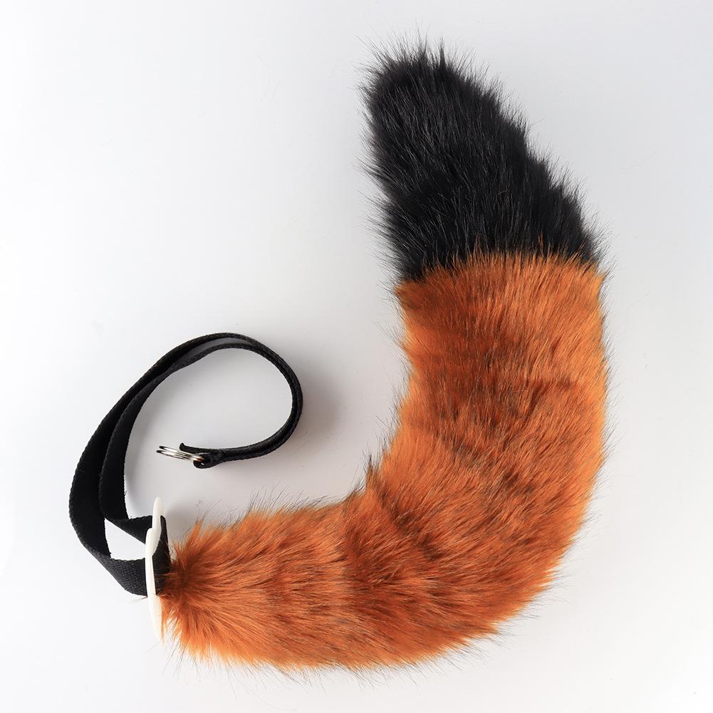 Anime Character Cosplay Handmade Cosplay Animal Ear Animal Set Props Zootopia Nick Fox Ear Headband Fox Tail Accessory