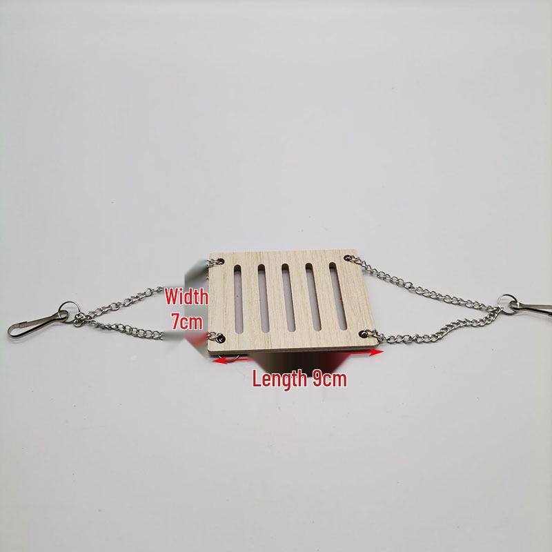 Hamster Solid Wood Villa: Nest, Hideaway, Toy & Ornament for Small Pets