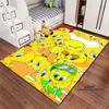 3D printed cartoon TweetyBird rug, suitable for living rooms, bedrooms, sofas, balconies, gardens, etc. Large-sized decorativ