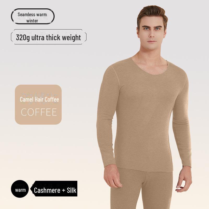 Мужское и женское немецкое термобелье из кашемира и шелка, антибактериальное, теплый костюм для осени/зимы