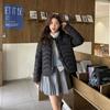 New Lapel Embossed Down Cotton-padded Women's Short Fashion Age-reducing Light Cotton-padded Women's Cotton-padded Jacket