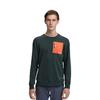 Puma Roaringwild X Pocket Crew Neck Вязаный свитер Мужской свитшот Темно-зеленый 532596-80