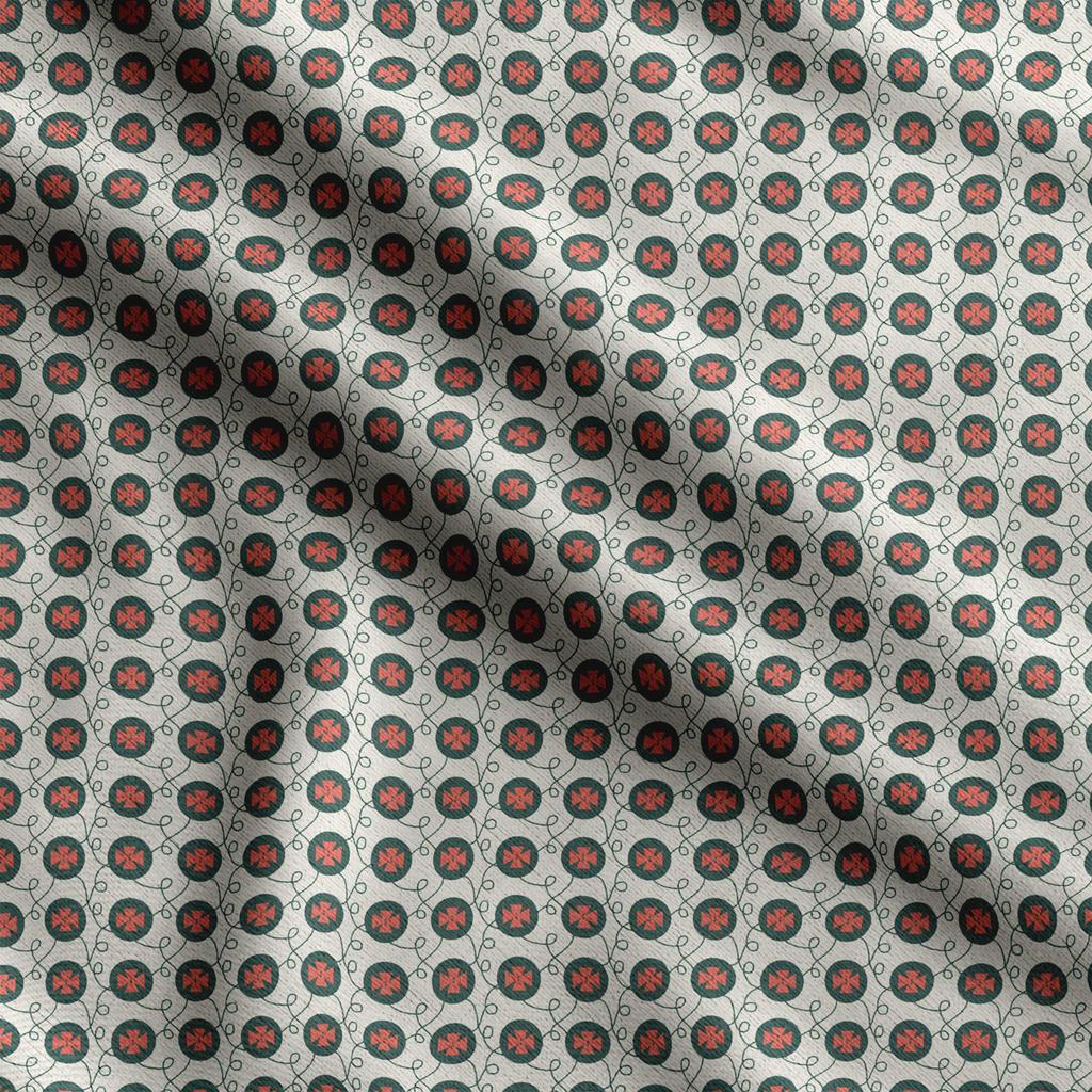 Soimoi Geometric Print,  Cotton Cambric, Quilting Fabric Sold by The Yard 42 Inch Wide, Medium Weight Cotton Fabric,