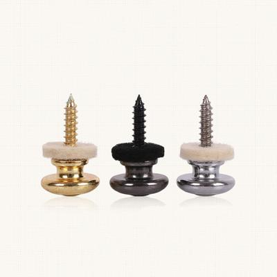 Нескользящие пины для ремня гитары/бас-гитары, хвостовой гвоздь, замок-кнопка, колышки, винт, плоские