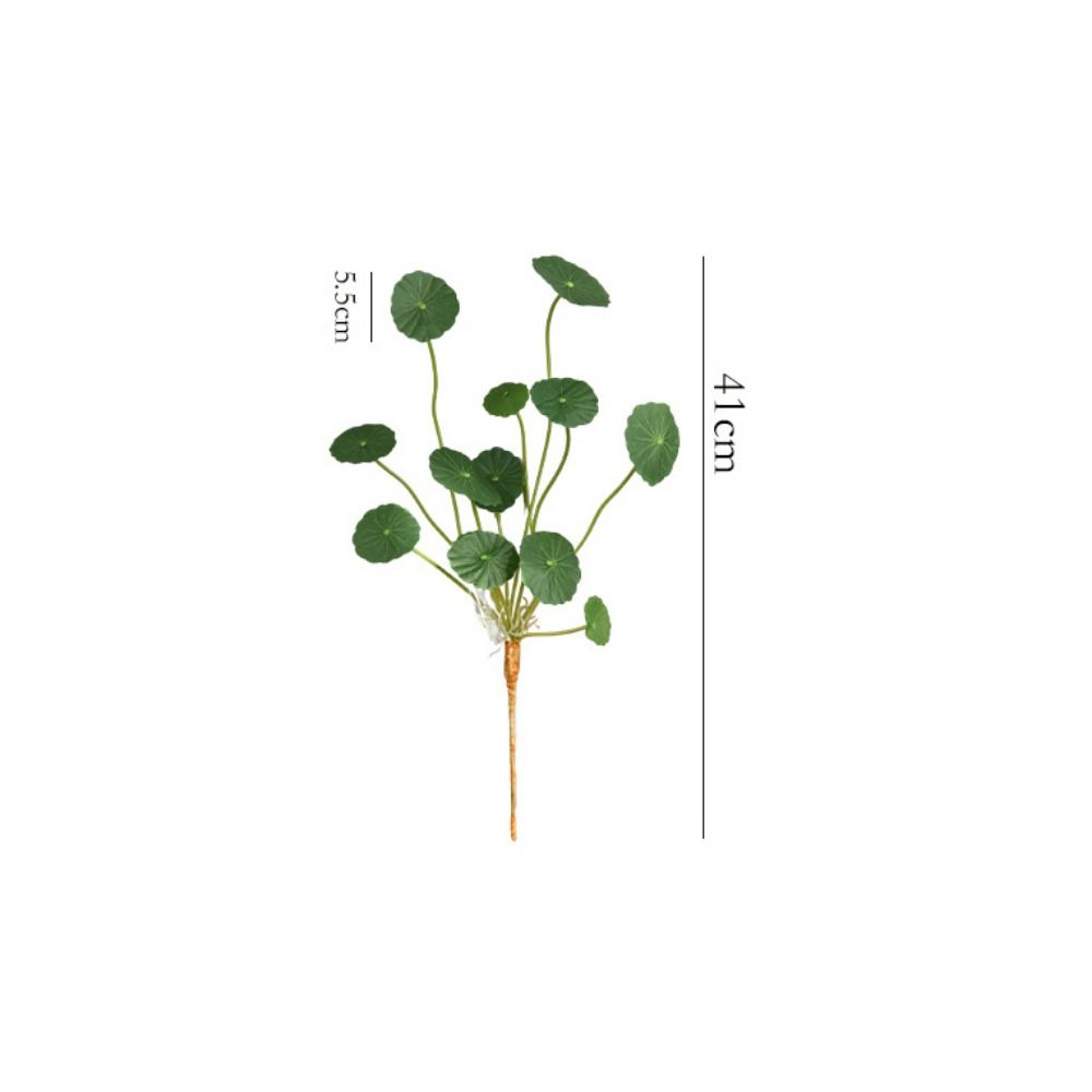 Floral Artificial Faux Plants Decorative Fake Lotus Leaves Living Room Ornaments