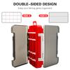 Double Sided Bait Box Lures Organizer Fishing Tackle Container
