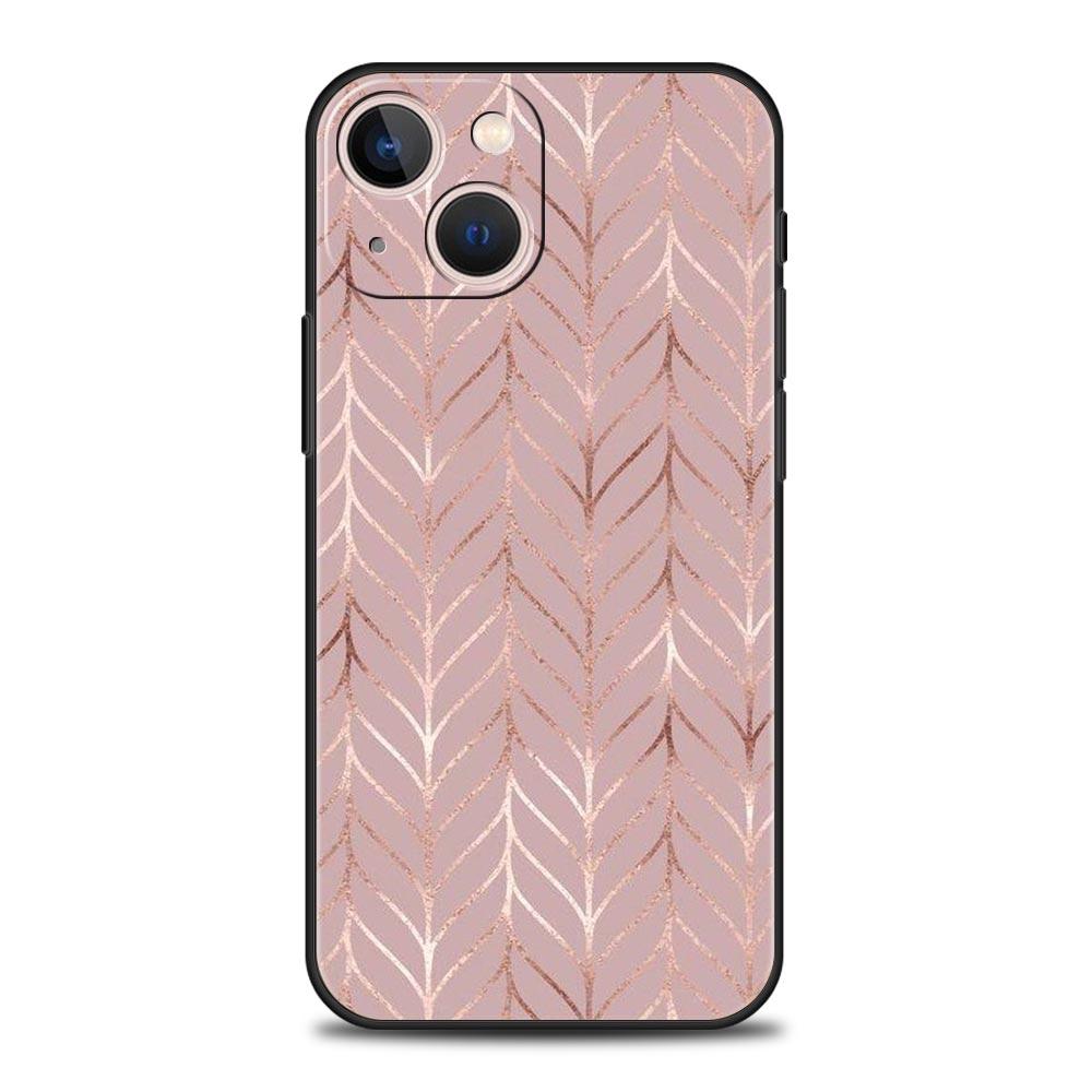 Чехол для телефона Золотая Роза Сердце Любви Для iPhone 17 16 15 Pro Max 11 12 13 14 7 8 Plus SE 2020 X XR XS Чехол Мягкий Черный