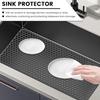 Силиконовые защитные покрытия для кухонной мойки, 28,4"x 14,3" Коврик для кухонной мойки, Коврики для кухонной мойки, Силиконовый коврик для мойки, Коврики и защитные покрытия для мойки,