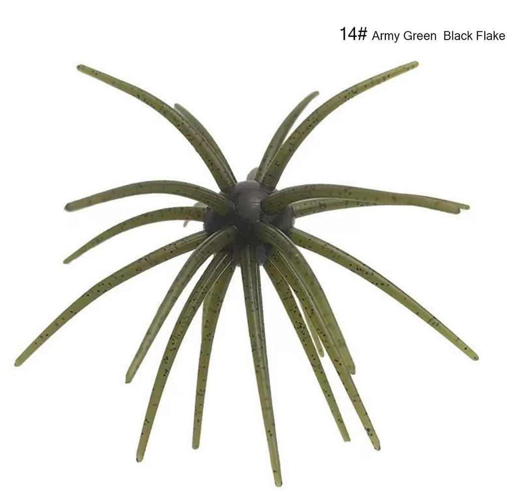 BUBBA Fishing Floating Sea Urchin19mm Bionic Soft Lure Artificial Soft Bait for Saltwater Fish River & Lake Use 90mm/110mm