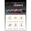 1/24 BMW I5 M60 литая модель из сплава роскошная игрушечная машинка со звуком и светом детская рождественская игрушка в подарок
