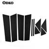 10 Pcs Car Pillar Posts Door Window Trim Decal Cover for Mazda 3 Axela 2014 2015 2016 2017 2018 Accessories Exterior Parts