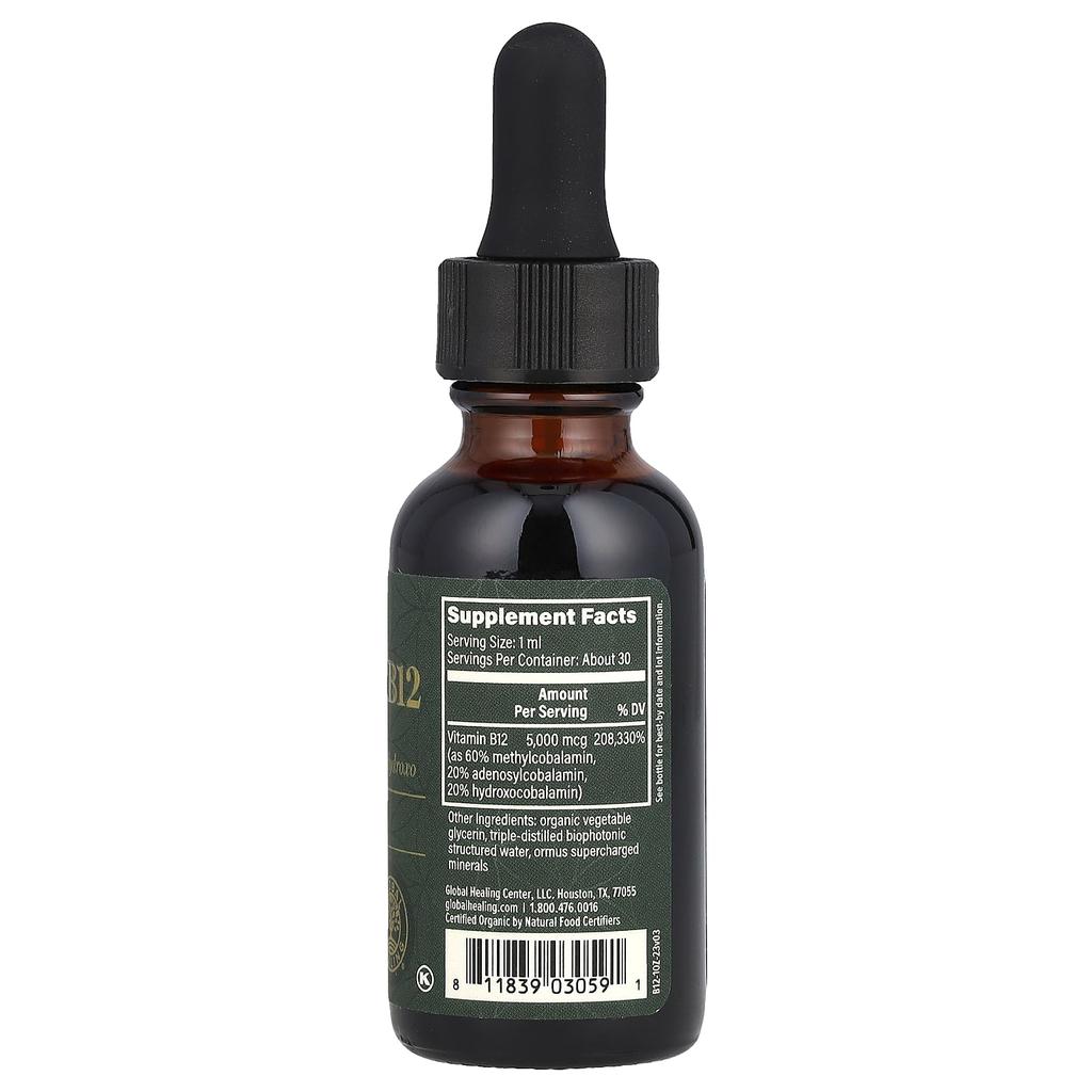 Vitamin B12, 5,000Mcg, 29.6Ml(1Fl Oz)