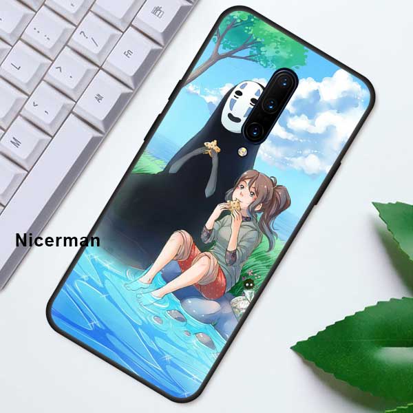 Чехол аниме Studio Ghibli Тоторо для Oneplus 7T 7 8 Nord Pro 5G Z 6 6T One Plus 8 OnePlusNord, черный силиконовый чехол для телефона