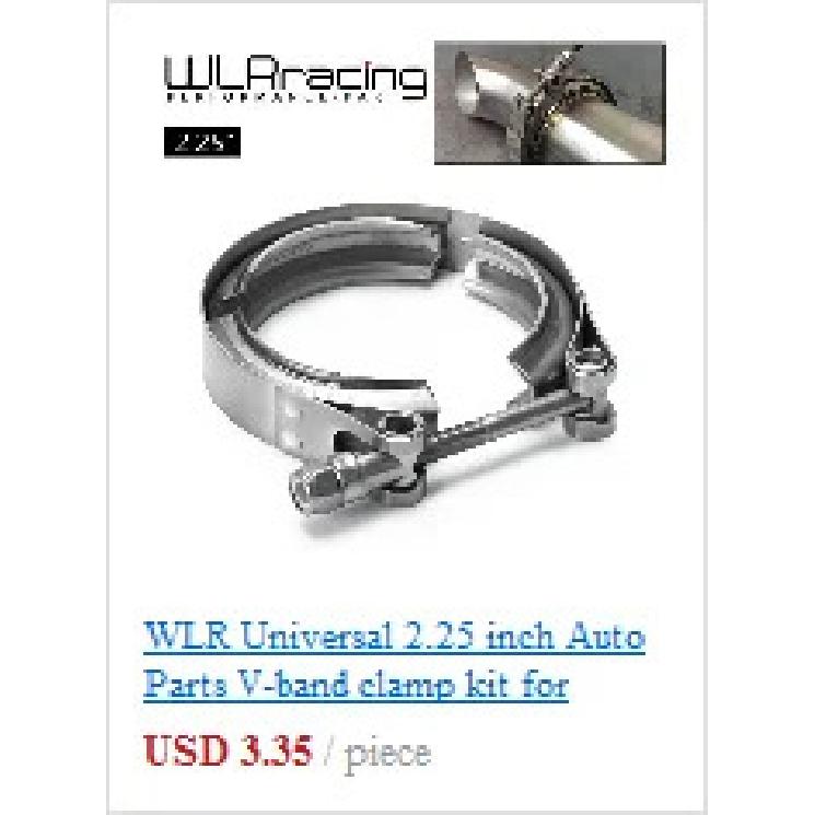 WLR - V Band Exhaust Clamp 2.5 inch 3 inch 63mm 76mm Exhaust Male And Female Flange Vband Clamp V-Band Muffler Clamp