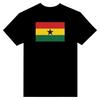 Футболка - PIXELFORMA - Drapeau du Ghana - 100% хлопок - Manches Courtes - Col classique