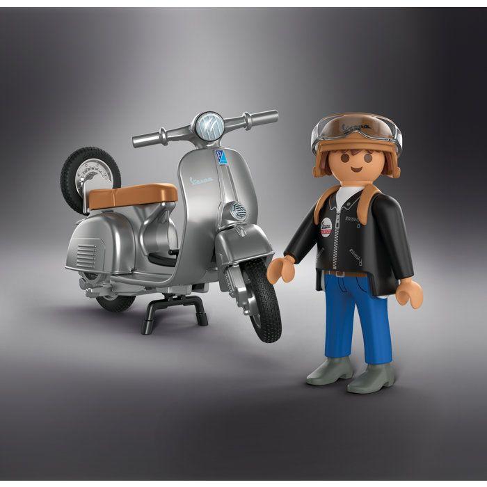PLAYMOBIL 72282 Vespa 80ème anniversaire : Style Original, 18 pièces, Adulte, Kidulte, Classic cars, dès 14 ans