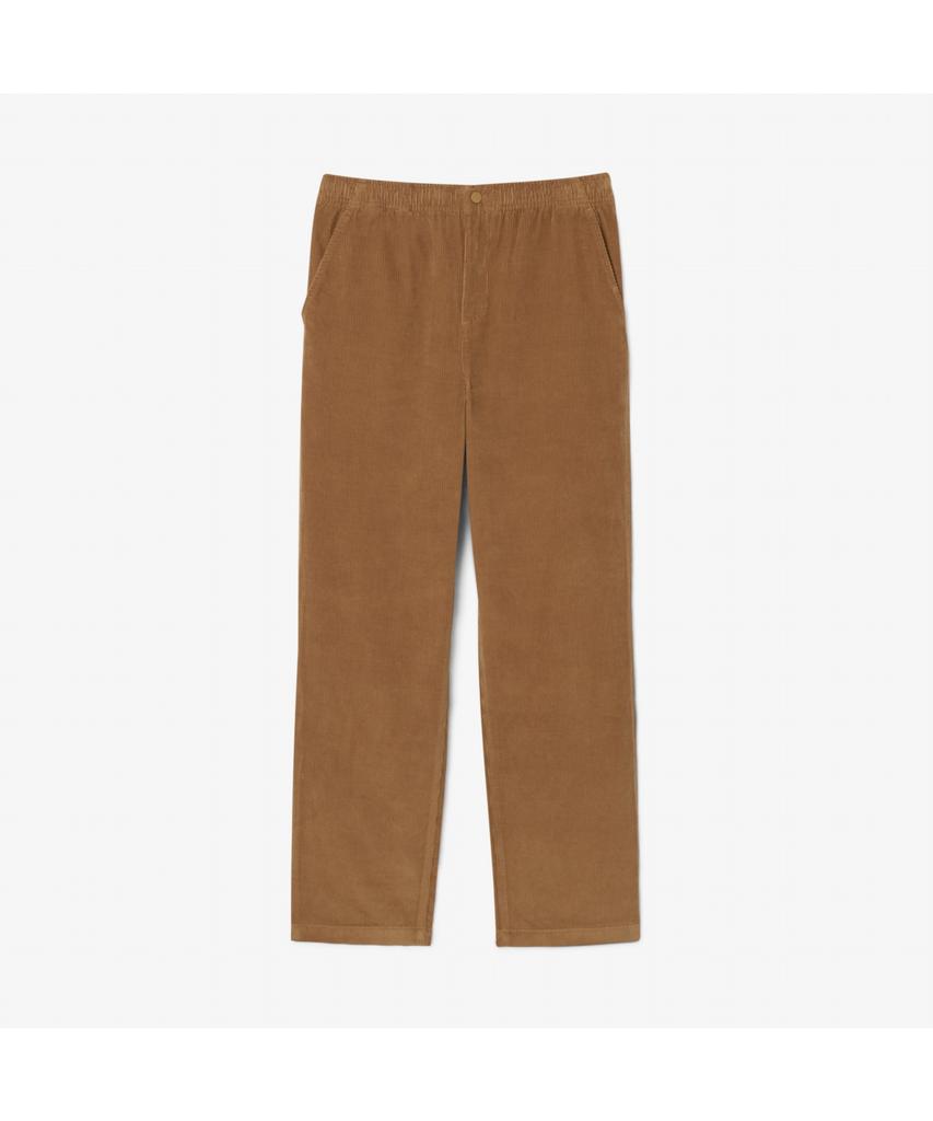 Мужские эластичные вельветовые брюки LACOSTE Hh9646-55N Dpc