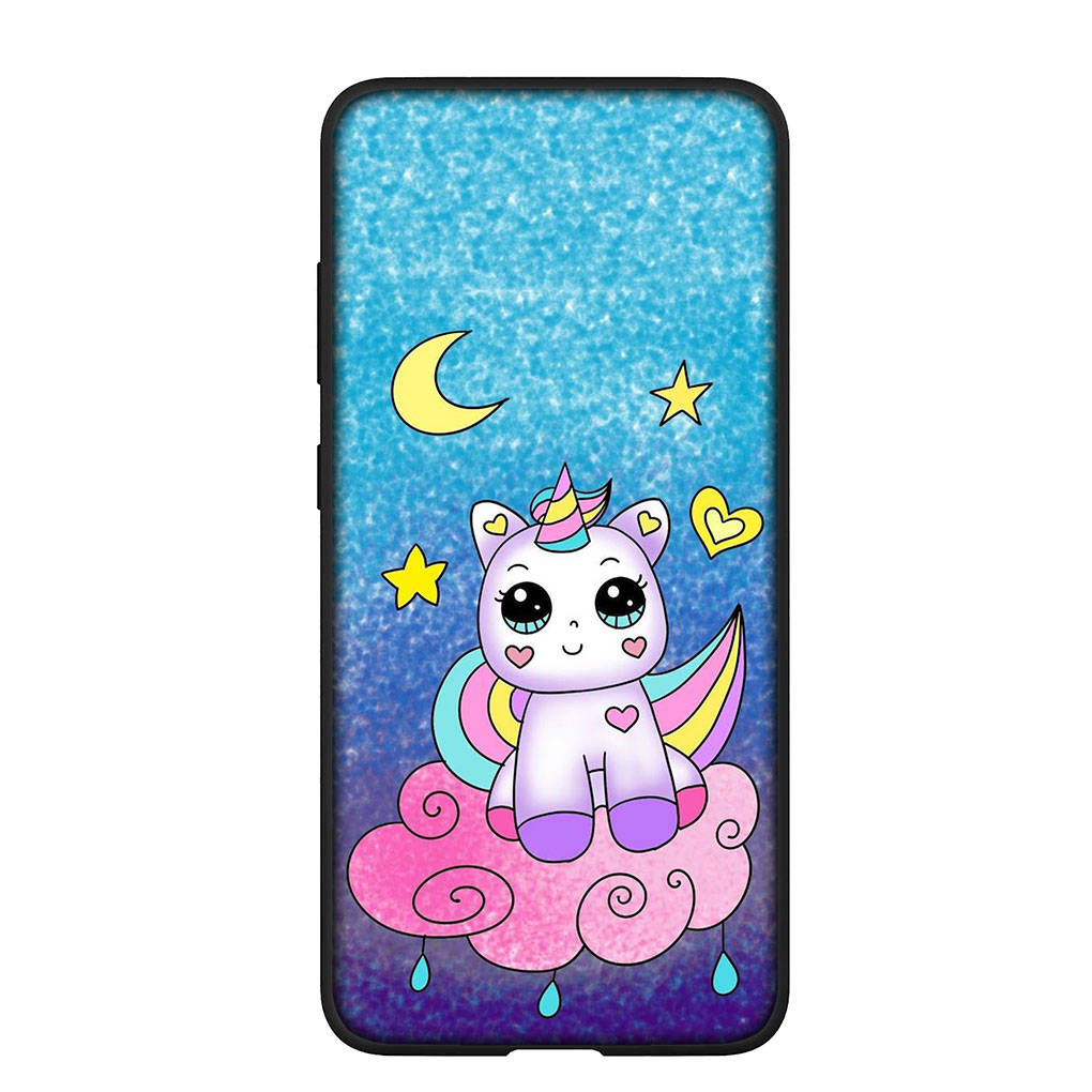 Чехол для телефона Samsung Galaxy S25 S24 S23 iPhone 16 15 Xiaomi Redmi Note 14 13 12 16E X 11 Pro Max OPPO Moto G85 G54 Huawei Poster Unicorn Horse Cover