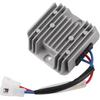 Hilitand Voltage Regulator Rectifier, 12V DC 178F/186F Electrical Voltage Regulator AVR for KDE3500 5000 6500 6700 Generator