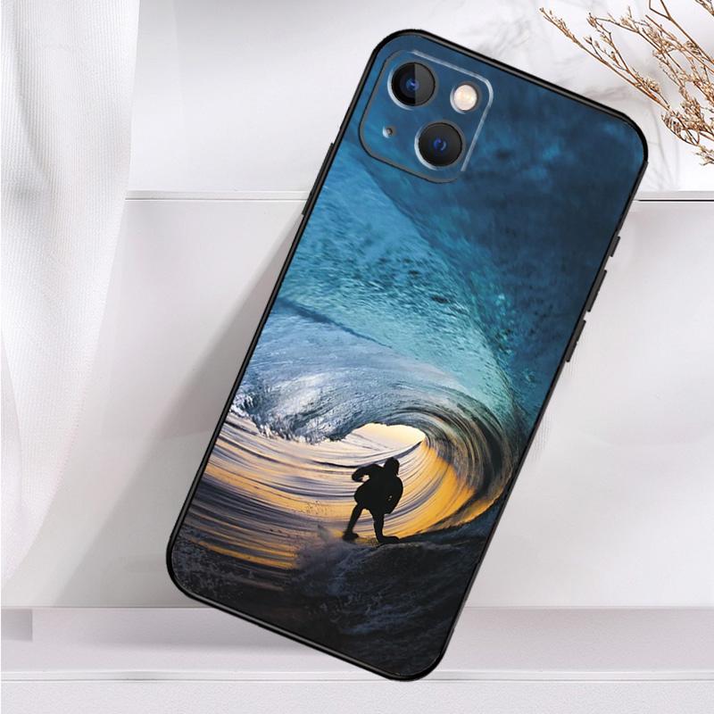 California Surfing Waves Phone Case For iPhone 14 13 12 11 16 15 Pro Max Plus Mini 7 8 X XR XS Max Soft Cover