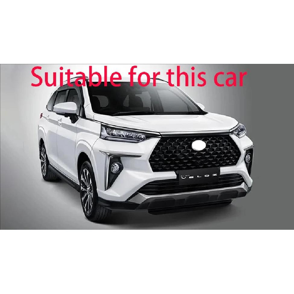 For Toyota VELOZ 2024 2025 Carbon Fiber Style Gear Rear Reflector Fog Light Lamp Cover Trim Bezel Frame Styling