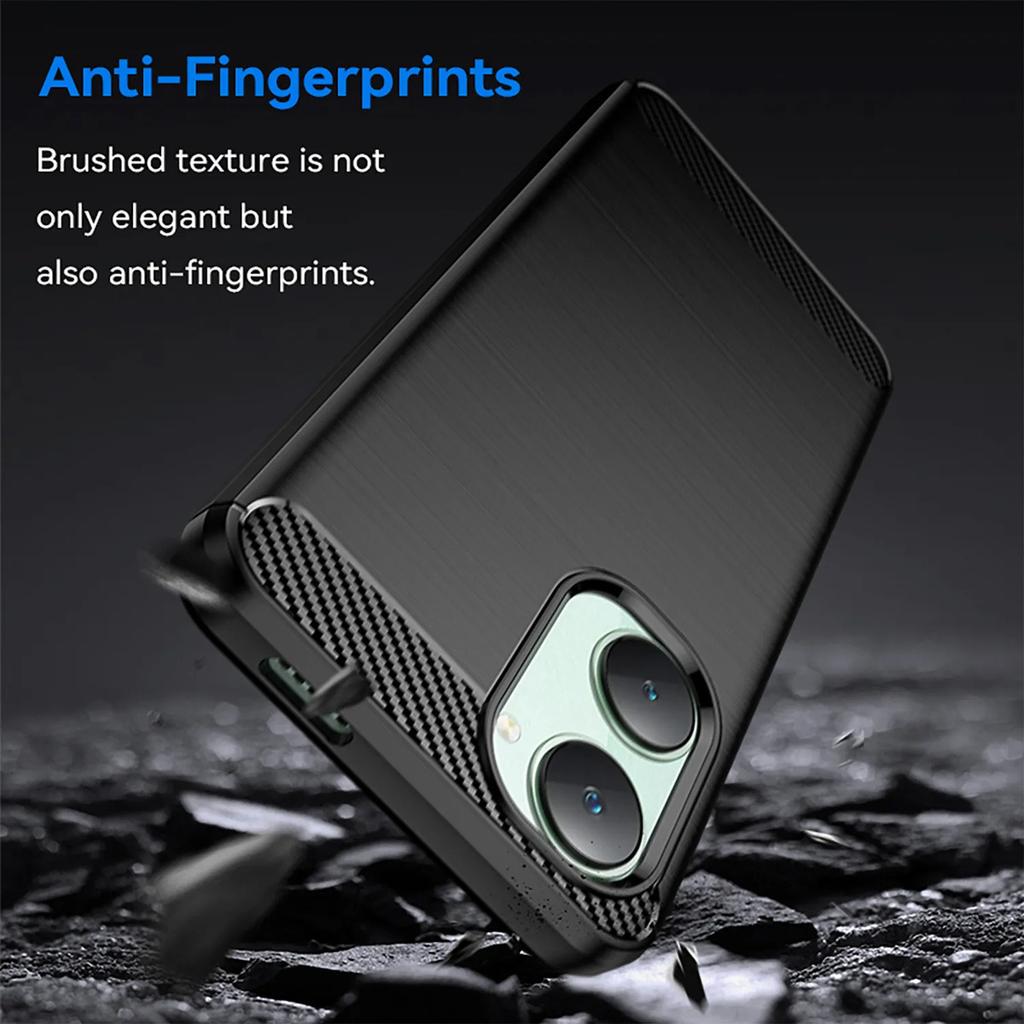 Phone Case For Vivo Y28s ,flexible Tpu Fiber Protective Cover For Vivo Y28s