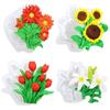Silicone Chocolate Moulds Flower Shaped DIY Candy Molds Baking Gadget Non-stick Silicone Material for Kitchen DIY Baking