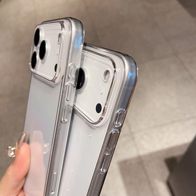 Роскошный ультратонкий прозрачный противоударный чехол для iPhone 17 Air 16 15 14 13 12 Pro Max 17Pro Прозрачный жесткий акриловый чехол-оболочка