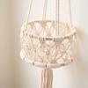 Hanging Basket Exquisite Hollow Woven Cotton Rope Handmade Storage Flowerpot Net Plant Hanger for Home