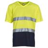 Yoko Unisex Adult Hi-Vis V Neck Safety T-Shirt