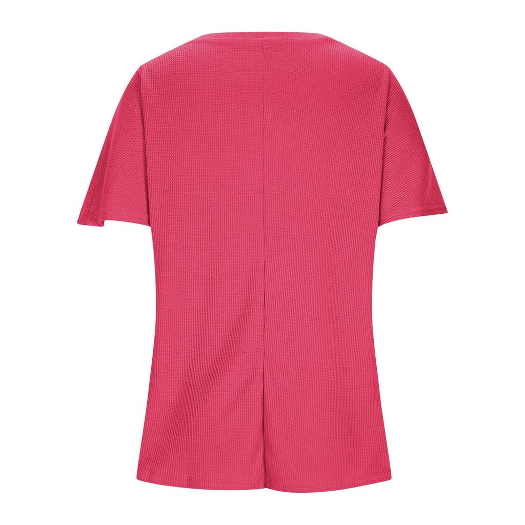 Женская повседневная - Плетеная рубашка-топ на пуговицах