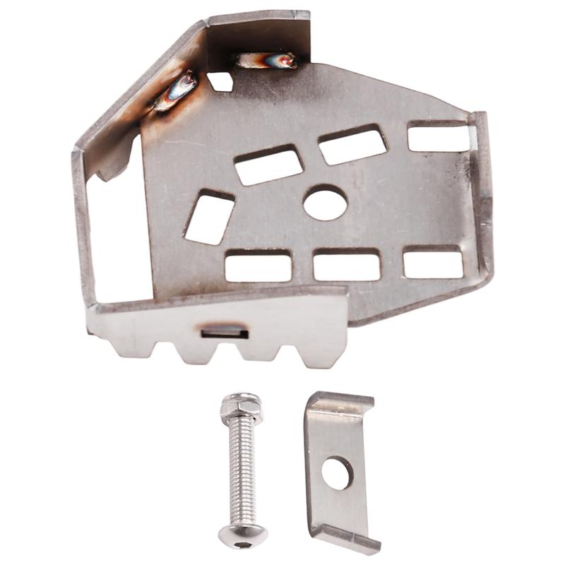 Rear Brake Peg Pad Extender Motorcycle Foot Brake Lever Pedal Enlarge For Ducati Scrambler 400 800 Silver