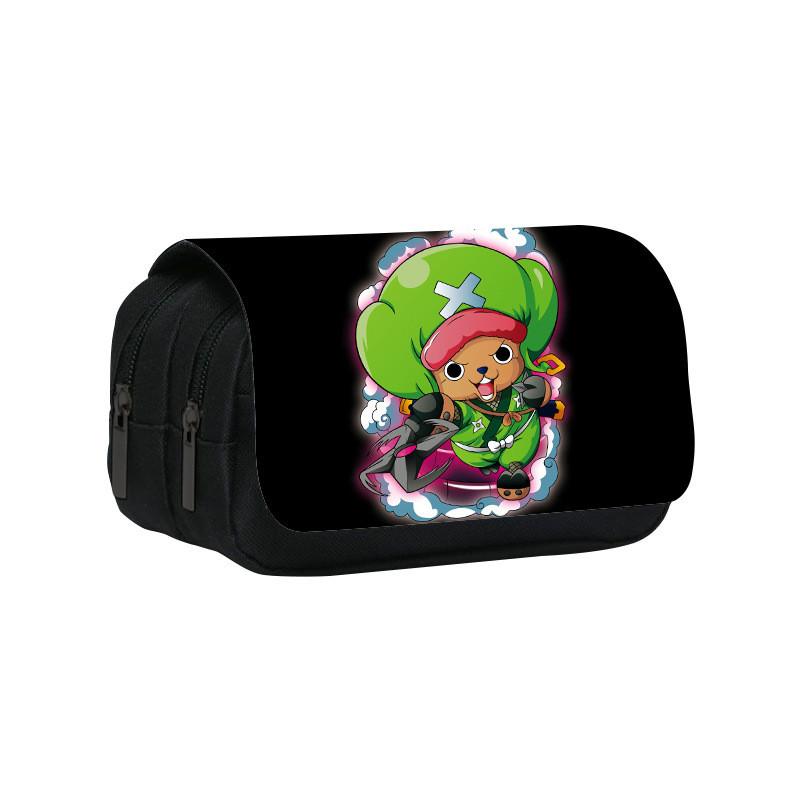 One Piece Large Capacity Double Layer Stationery Bag With Durable Nylon Material