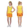 2026 European Kids Super Mario Princess Daisy Yellow Sport Cosplay Costume