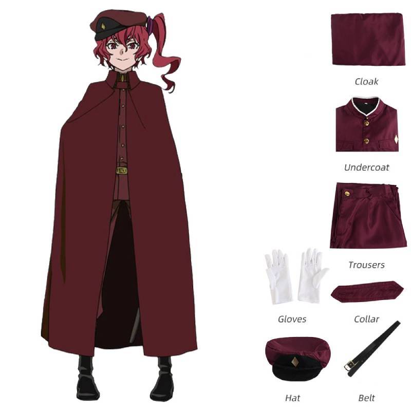 Косплей-костюм «Bungo Stray Dogs» с аксессуарами для аниме-конвенций