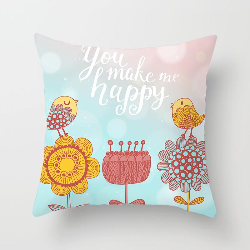 Квадратная наволочка «Дерево любви» для автомобиля, дивана, офисного кресла, наволочка, простые украшения для домашнего декора
