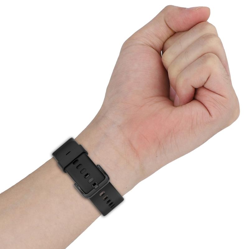 Silicone Wriststrap Replacement Quick Release Bracelet Smartwatch Silicone Band Breathable Belt Strap for V7