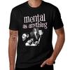 Ausrock Mental As Anything Tee 2 T-Shirt T Shirts for Man Cotton Soft Funny T Shirts Man T Shirt Man Cotton T-Shirt