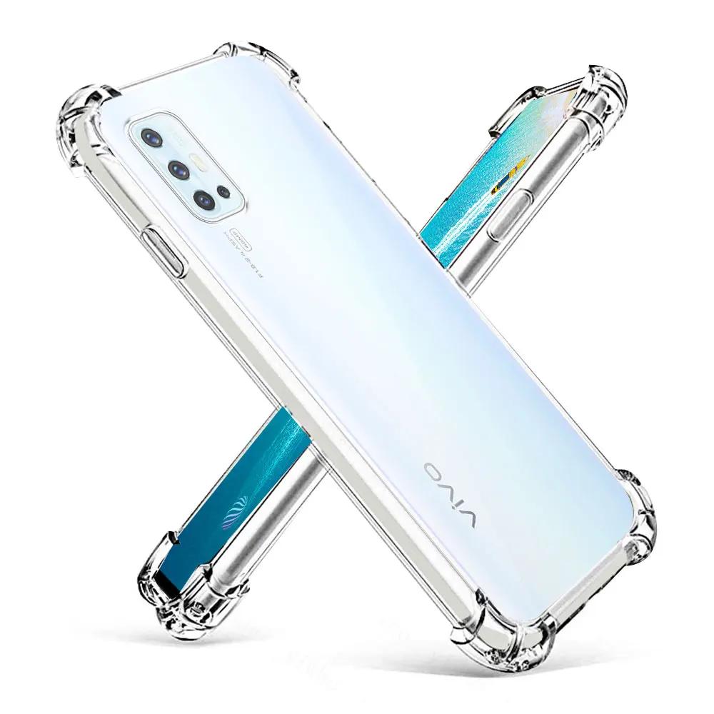 For Vivo V17 Case Clear Silicone Soft Phone Case For Vivo V19 Neo V19 IND Transparent Shockproof Airbag TPU Protect Back Cover