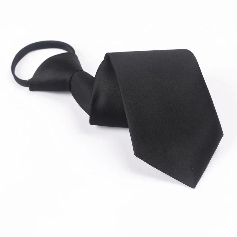 Sexy Lingerie Secretarial Tie Student Zip Tie Lazy Security Tie Black Tie Cosplay