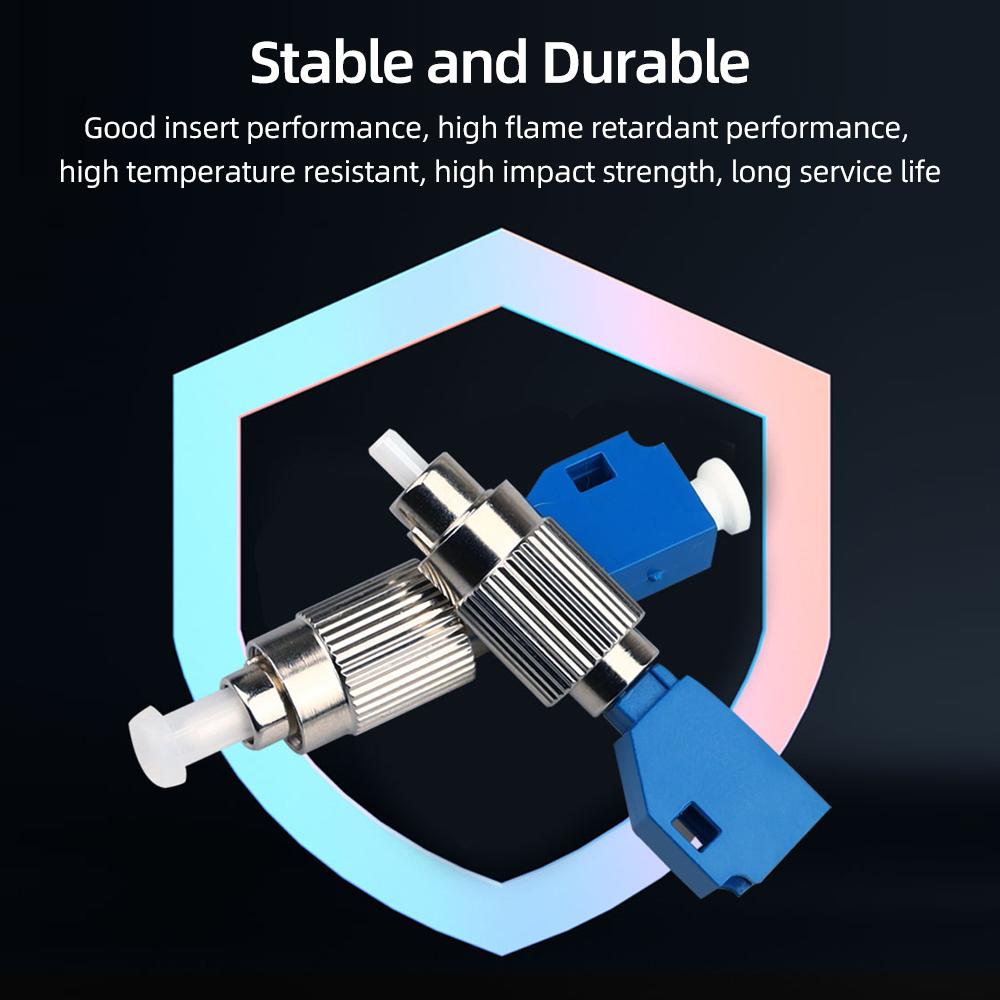 Visual Fault Locator Adapter Optic Connector SC Male to LC Female Optical Adapter Stable Performance Low Loss