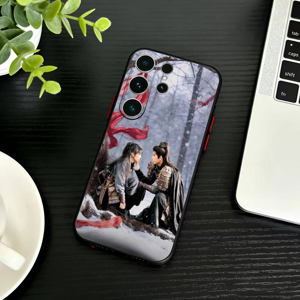Чехол для телефона 'Pursuit of Jade' для Samsung S26, S25, S24, S23, S22, S21, S20, S30, Ultra, Plus, Fe, Note, 5G Черный