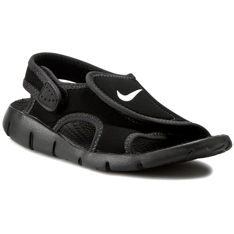 Nike Sunray Adjust 4 Спортивные Сандалии Дышащие Детские Сандалии Черные Детские 386518-011